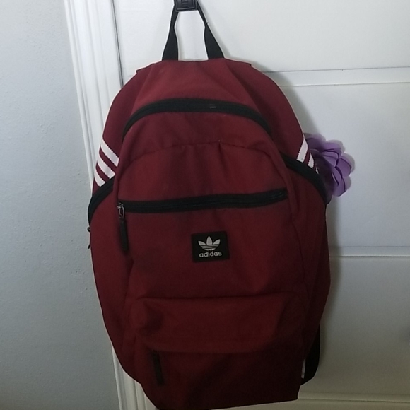 adidas red backpack